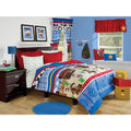 Wild West 3 Piece Comforter Set Blue