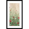 Wildflowers In Gentle Breeze No. 1 By Alex Black Wood Framed Wall Art Print