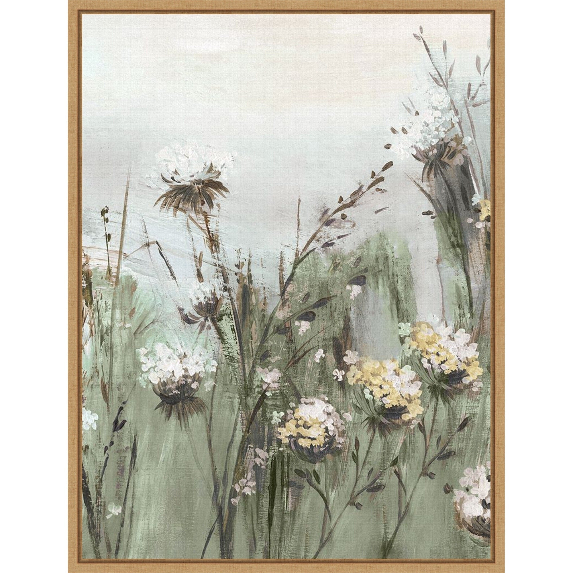 Wildflowers In A Gentle Breeze No. 1 By Pi Studio 23 X 30 In. Framed Canvas Wall Art Print