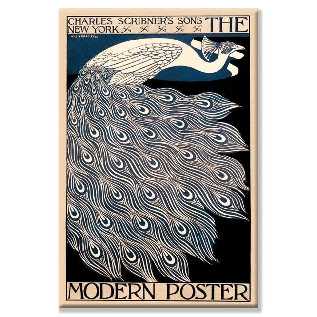 Will H. Bradley Modern Poster Canvas Art