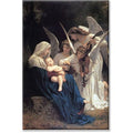 William Adolphe Bouguereau Song Of The Angels Canvas Art