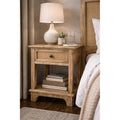 Willow Cane Solid Wood Nightstand