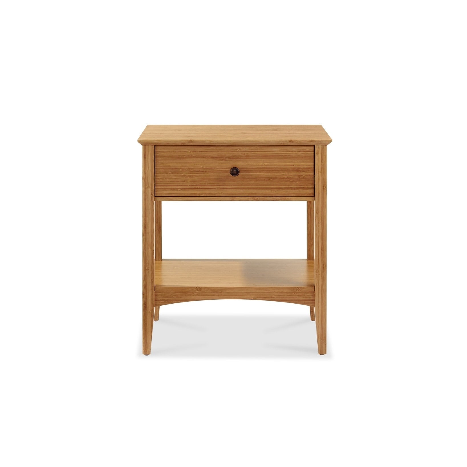 Eco Ridge By Bamax Eco03Ca Willow 1 Drawer Nightstand Caramelized
