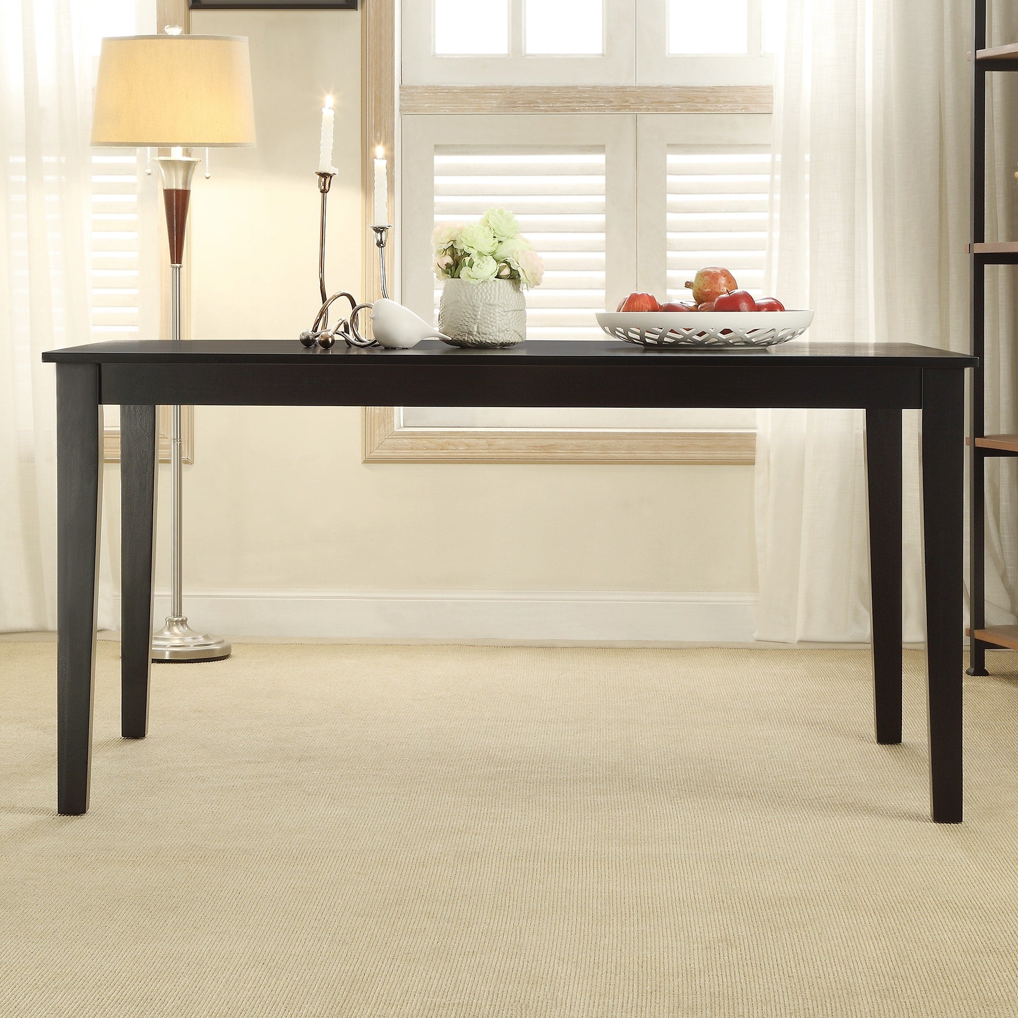 Wilmington Black Dining Table By Inspire Q Classic