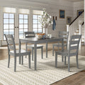 Wilmington Ii 48 Inch Rectangular Antique Grey 5 Piece Dining Set By Inspire Q Classic