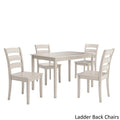 Wilmington Ii 48 Inch Rectangular Antique White 5 Piece Dining Set By Inspire Q Classic