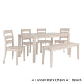 Wilmington Ii 60 Inch Rectangular Antique White Dining Set By Inspire Q Classic