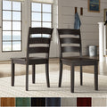 Wilmington Ii Ladder Back Wood Dining Side Chairs Set Of 2 By Inspire Q Classic