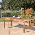 Wilson Outdoor Rectangle Expandable Acacia Wood Dining Table By Christopher Knight Home