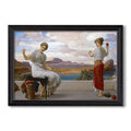 Winding The Skein C 1878 Frederic Leighton Custom Framed Canvas