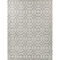 Windsor Handloomed Wool Bamboo Silk Light Silver Area Rug 4 X 6