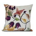 Windy Bloom Floral Print Pillow