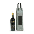 Wine Caddy Grey Felt Black Triming
