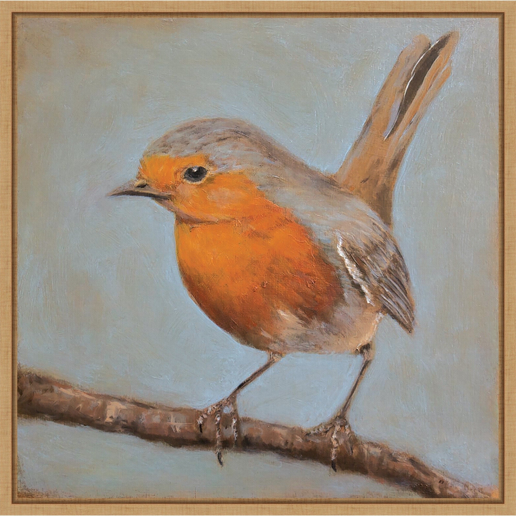 Winged Beauty By Claire Lerner Framed Canvas Wall Art