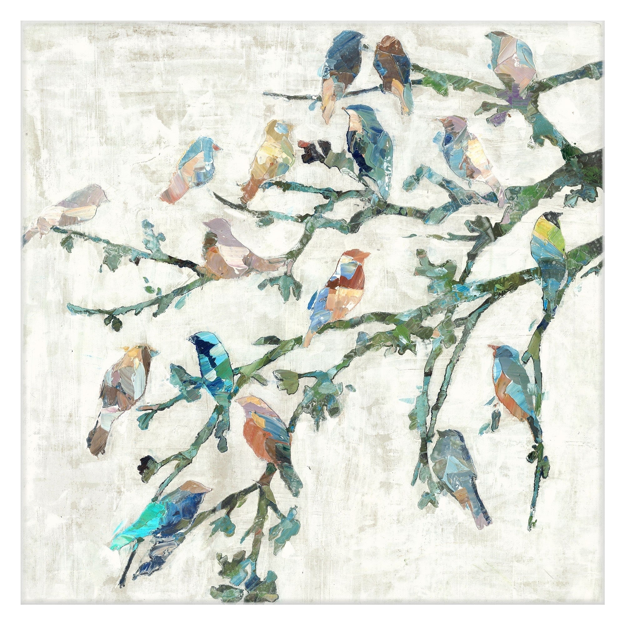 Bird Wings Of Spring I By Dixon Design Group Wrapped Canvas Painting Art Print 24X24