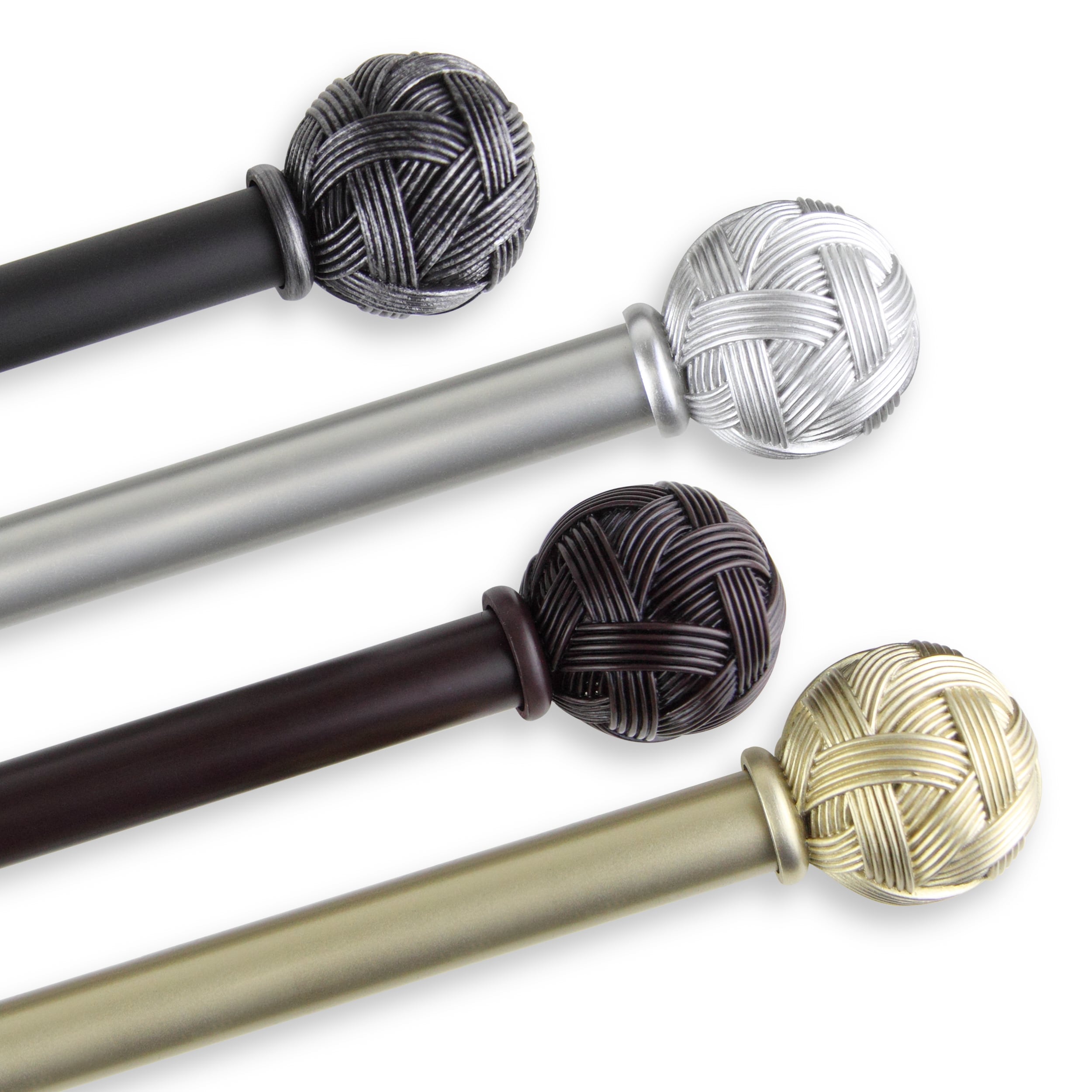 Instyledesign Winona Adjustable Curtain Rod
