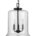 Winslett Collection Black Three Light Pendant 20.5 X 16 X 16