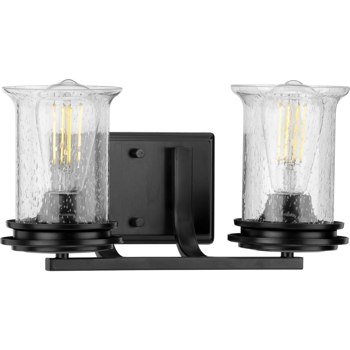 Winslett Collection Black Two Light Bath