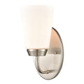 Winslow 10.5 Inch High 1 Light Sconce In Brushed Nickel 10.5 Inch Tall