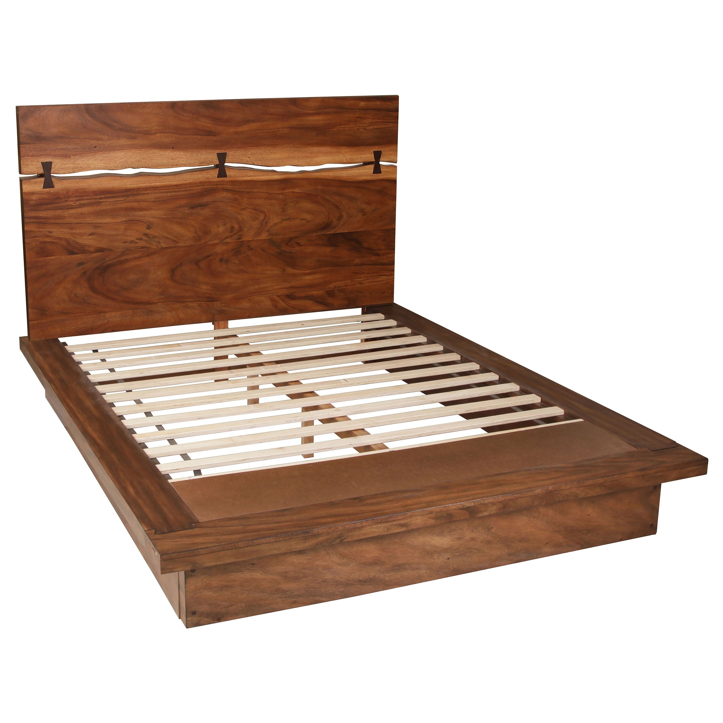 Carbon Loft Clell Smokey Walnut And Coffee Bean Platform Bed