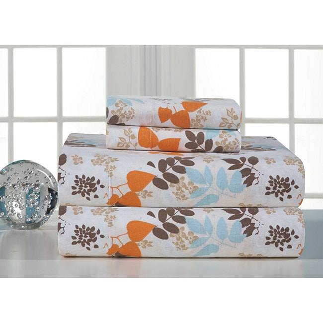 Winter Breeze Flannel Sheet Set