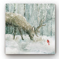 Winter Forest Friends Gallery Wrapped Canvas