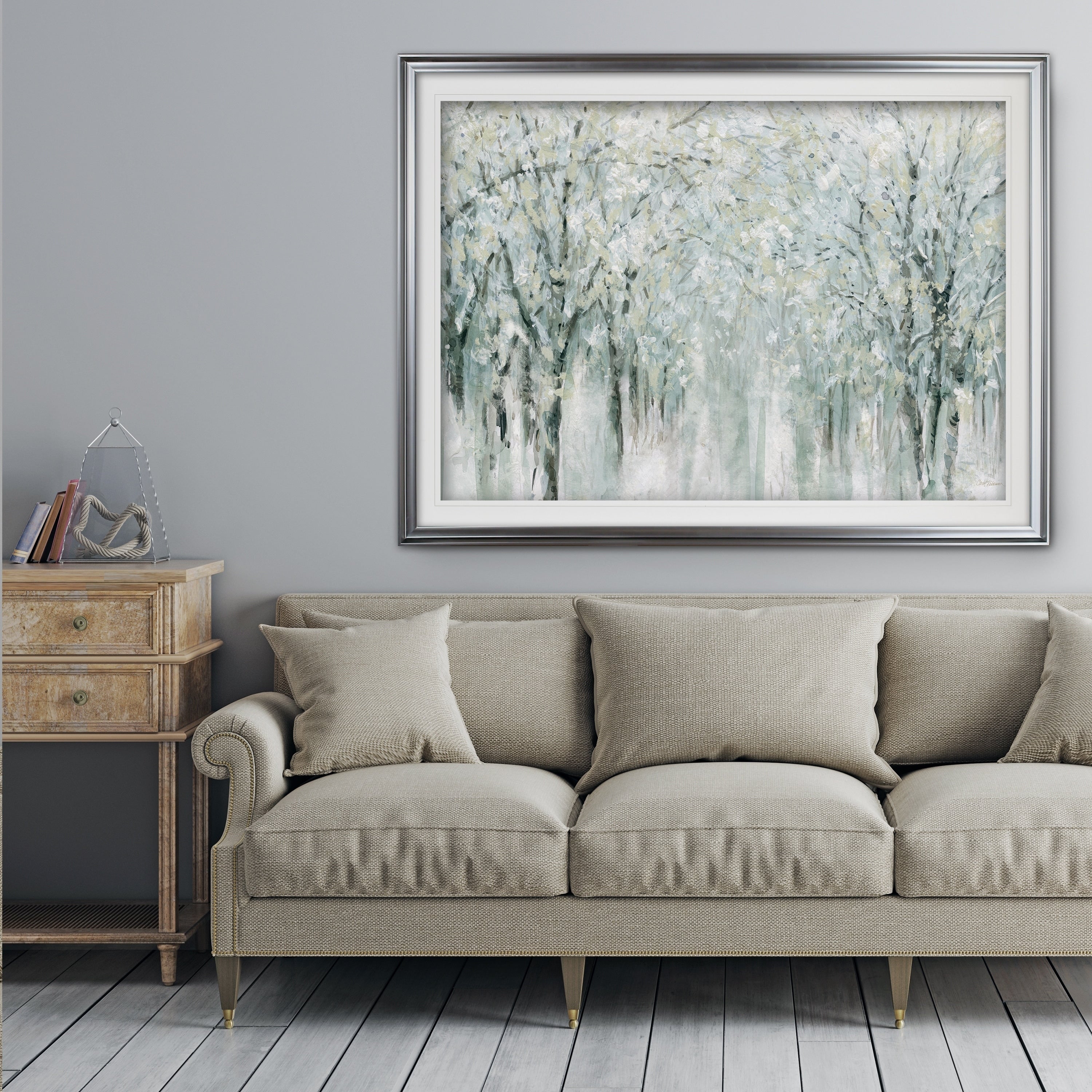 Winter Mist Premium Framed Print