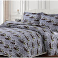 Winter Outing 170 Gsm Cotton Flannel Printed Oversized Duvet Set