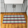 Winter Plaid Anti Fatigue Door Mat