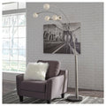 Winter Silver Finish 95 Inch Arc Floor Lamp