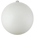 Winter White Shatterproof Matte Christmas Ball Ornament 8 200Mm