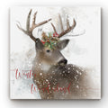 Winter Wonderland Deer Gallery Wrapped Canvas