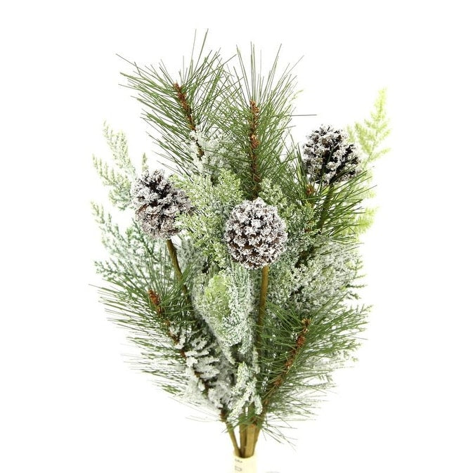 Winterfrost Pinecone Seasonal Mixed Spray