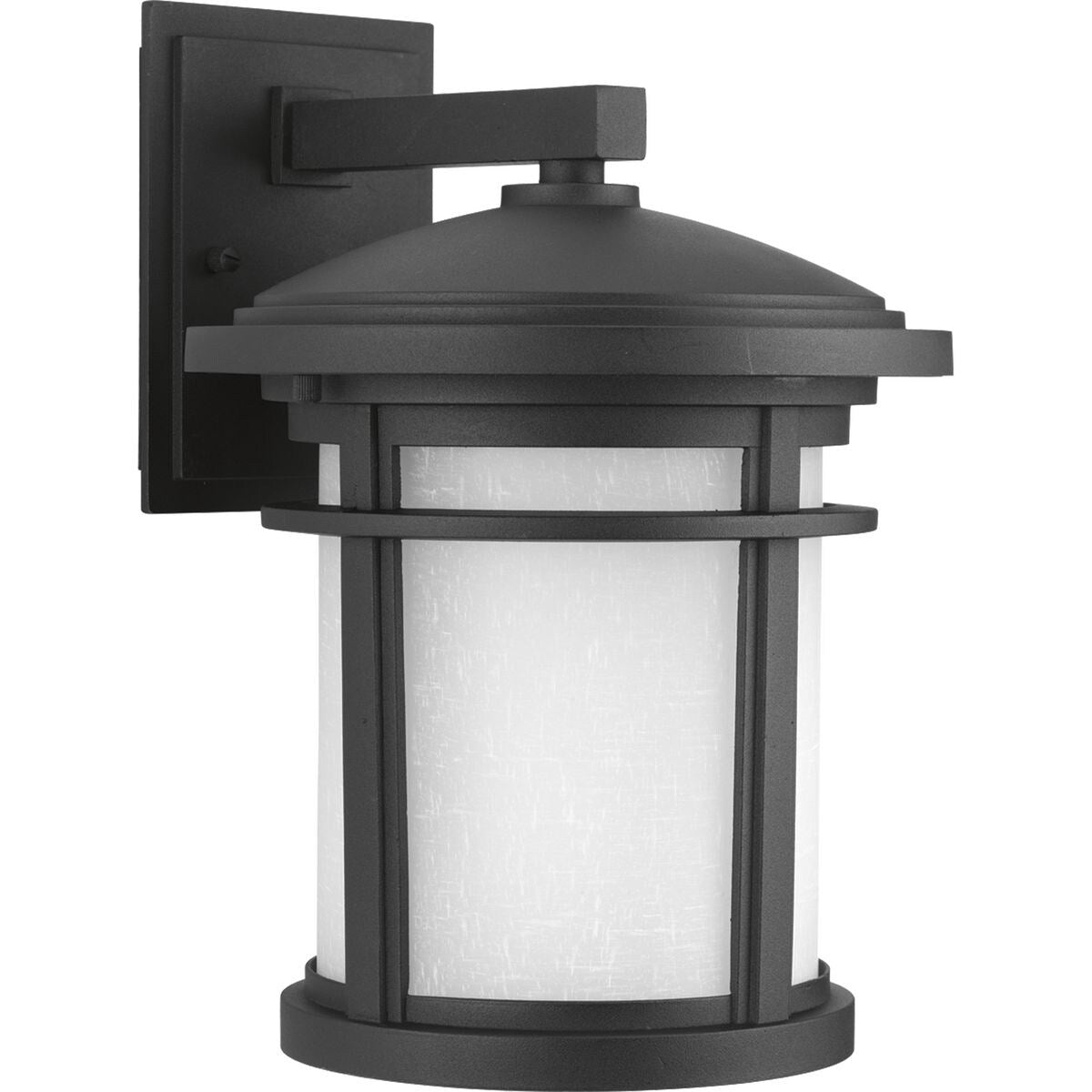 Wish Led 1 Light Black Craftsman Outdoor Wall Lantern Light 15.750 X 13.000 X 12.000