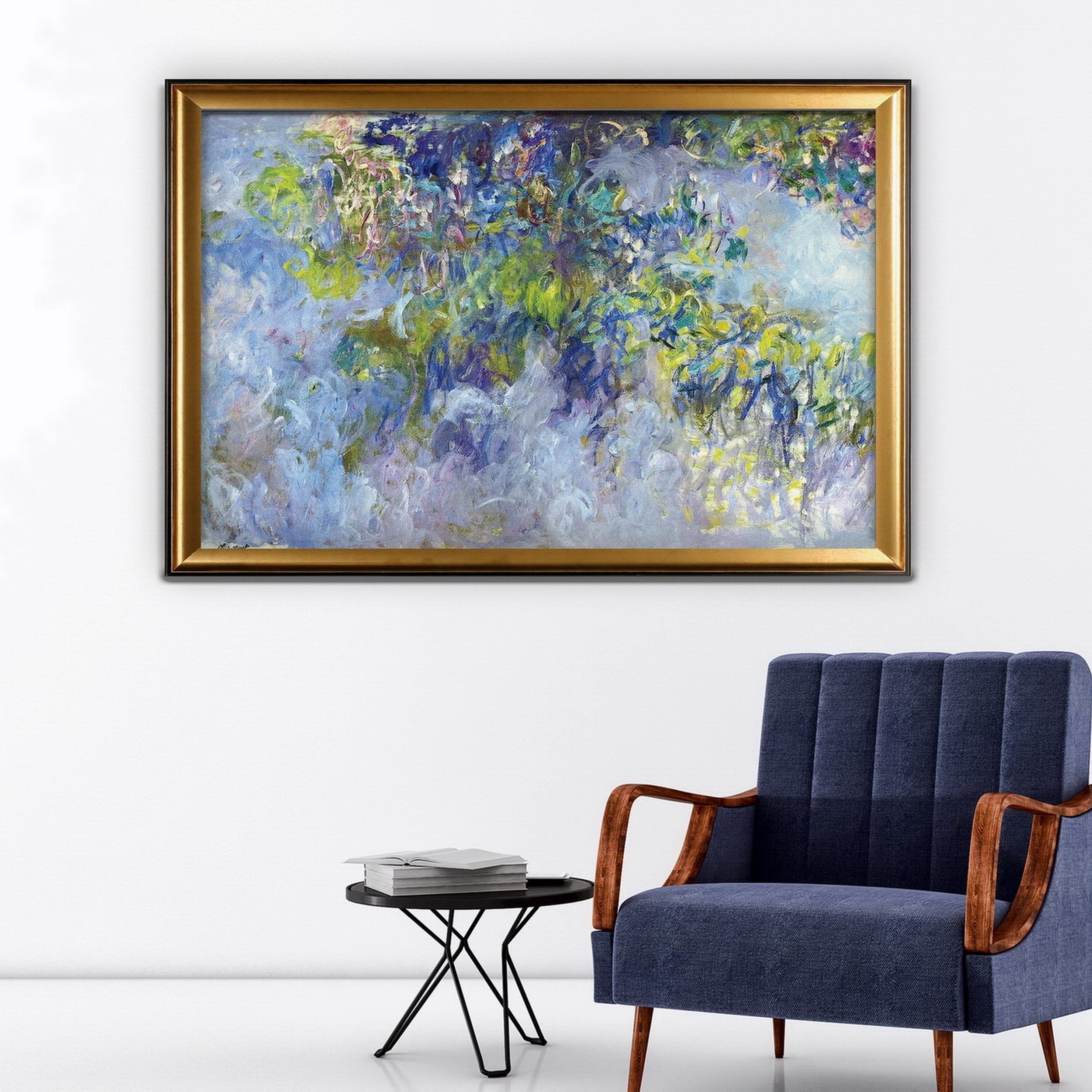 Wisteria Claude Monet Gold Frame