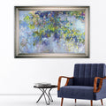 Wisteria Claude Monet Silver Frame
