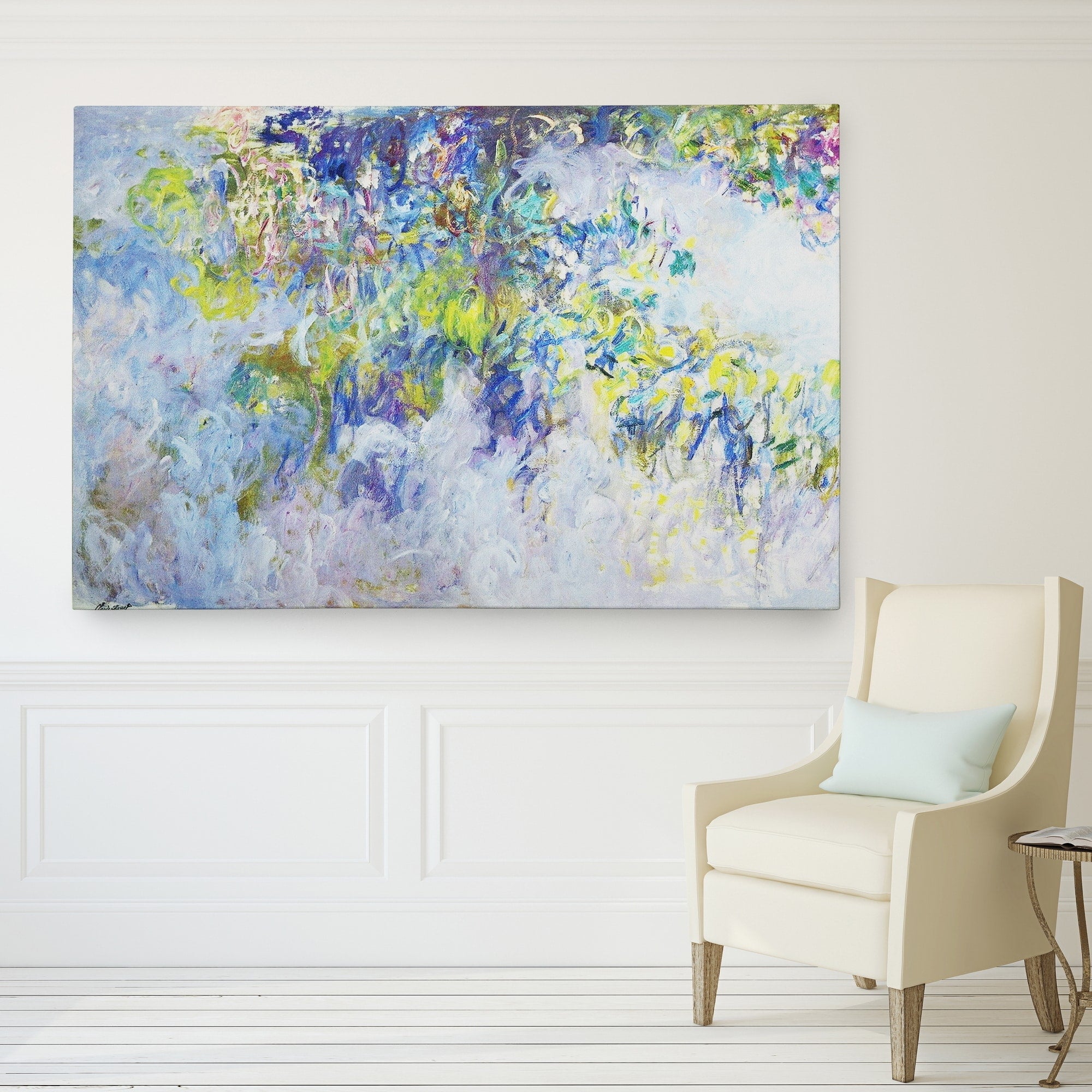 Wexford Home Wisteria Multicolored Canvas Artwork