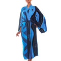 Womens Batik Tropical Sea Robe Indonesia