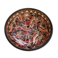 Handmade Wood Batik Centerpiece Jasmine Bud Indonesia