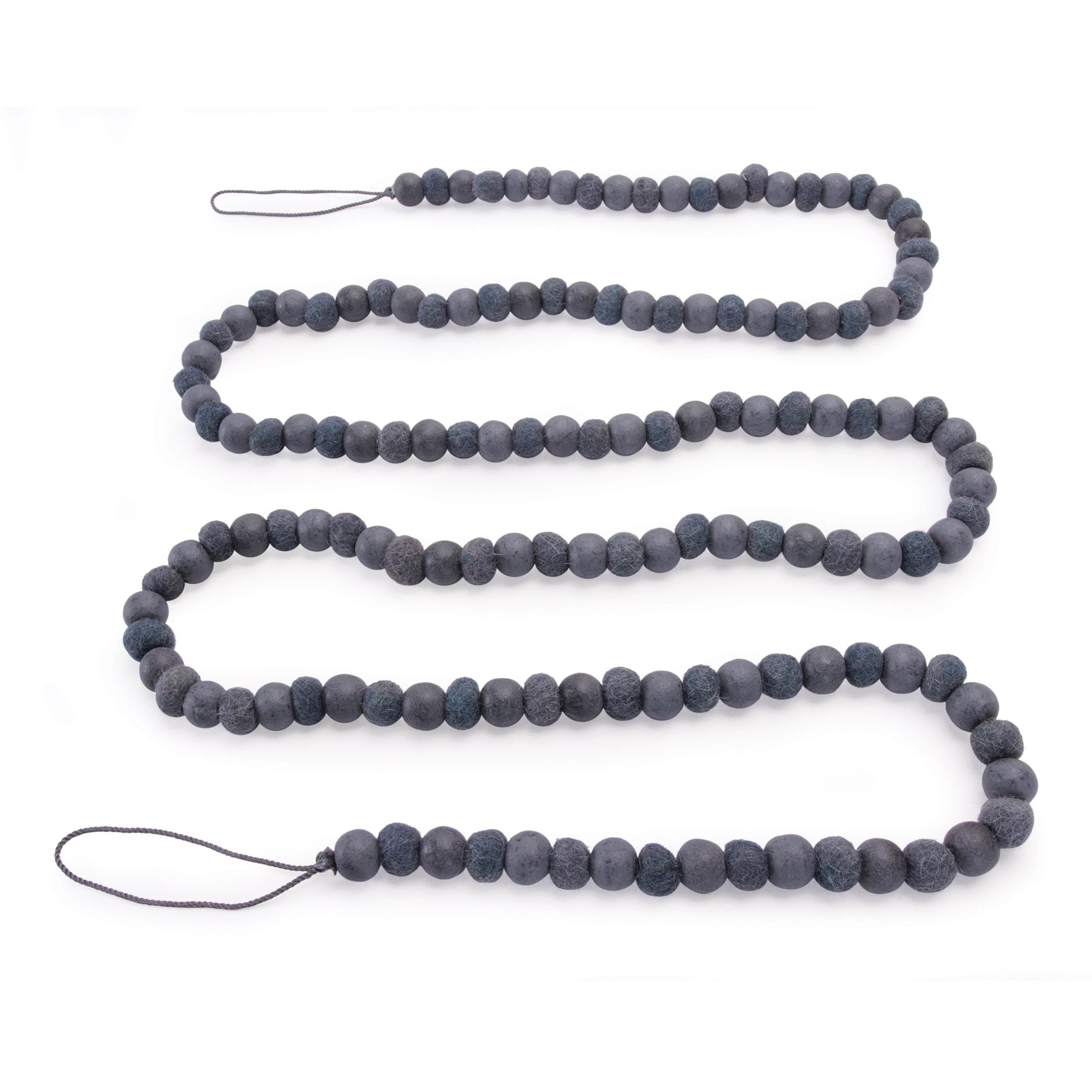 Wood Bead Garland Set Of 2