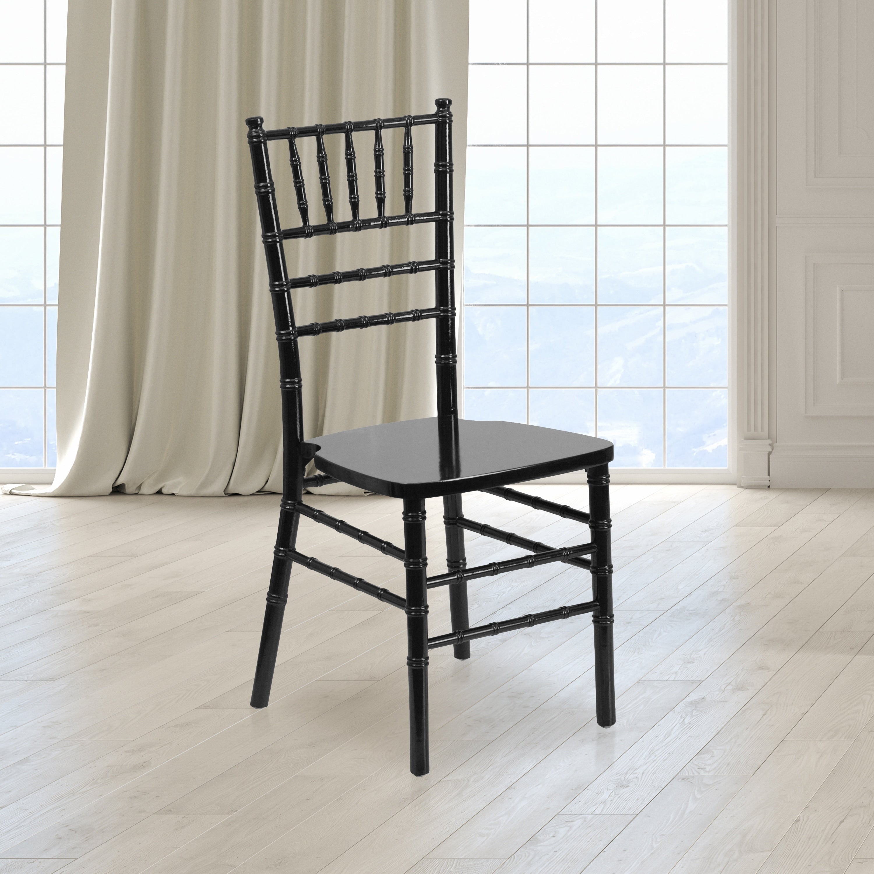 Lancaster Home Chiavari Black Wood Chair
