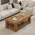 Wood Coffee Table Side Table Center Table With Open Shelf Sofa Table Cocktail Table Dining Table Tea Table