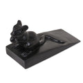 Wood Door Stopper Charming Mouse In Black Indonesia