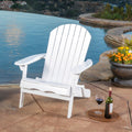 Wood Folding Adirondack Chair Patio Chair With Armrests Modern Reception Chair Side Chair Leisure Chair