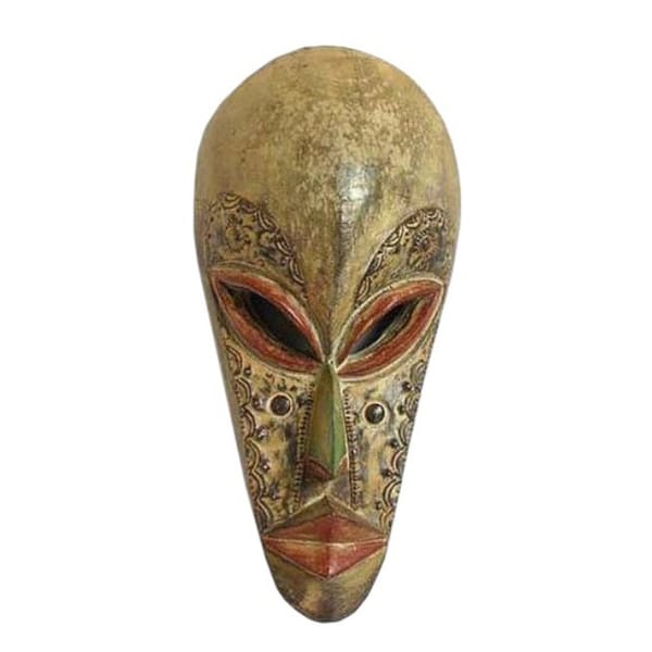 Wood Forgive Me Mask Ghana