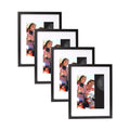 Wood Gallery Picture Frames Pack Of 4