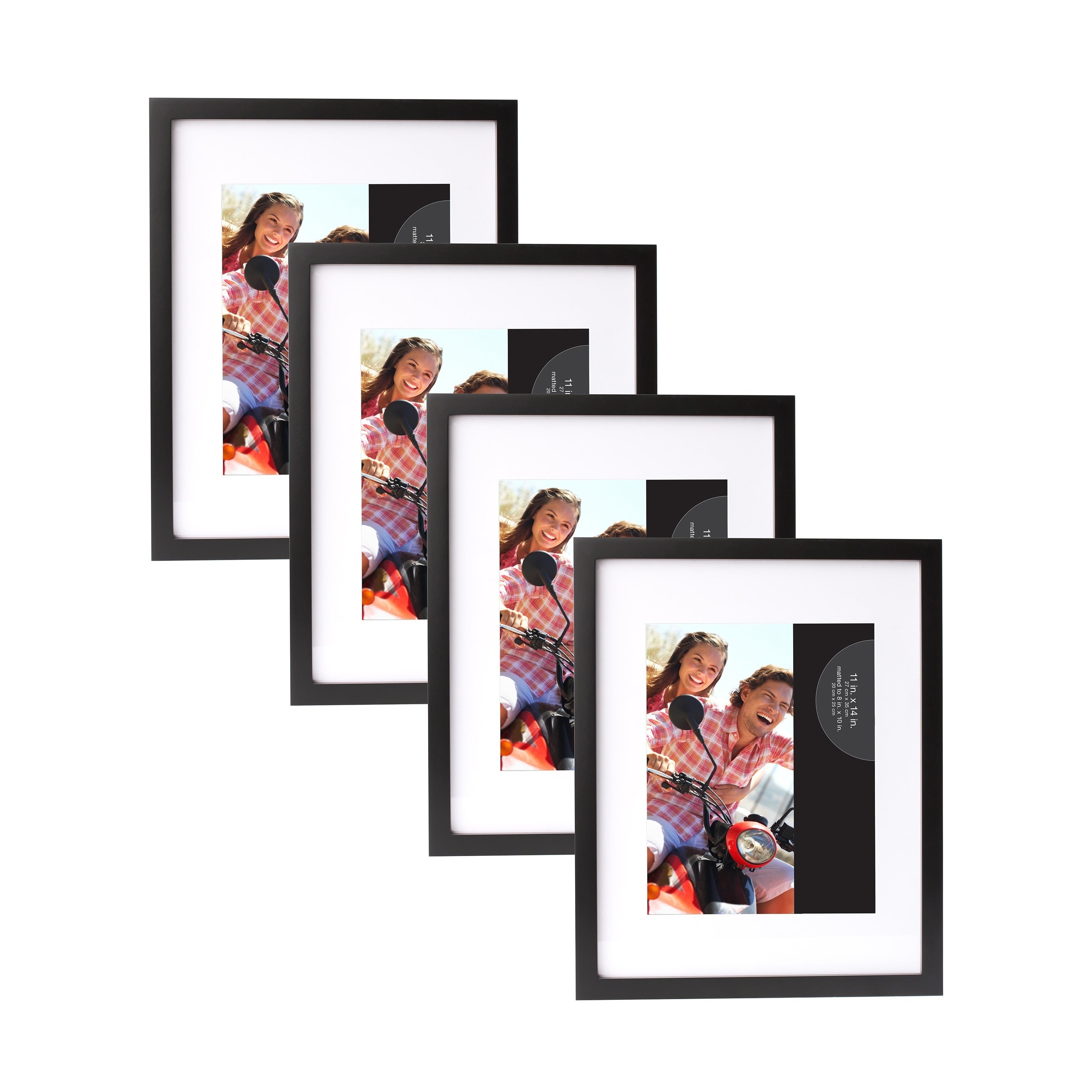 Wood Gallery Picture Frames Pack Of 4