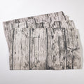 Wood Grain Design Cotton Placemat Set