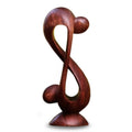 Wood Indivisible Love Statuette Indonesia