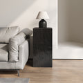 Wood Look Square Column Mgo End Table